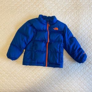 Boys size 4 North Face 550 down filled puffer coat